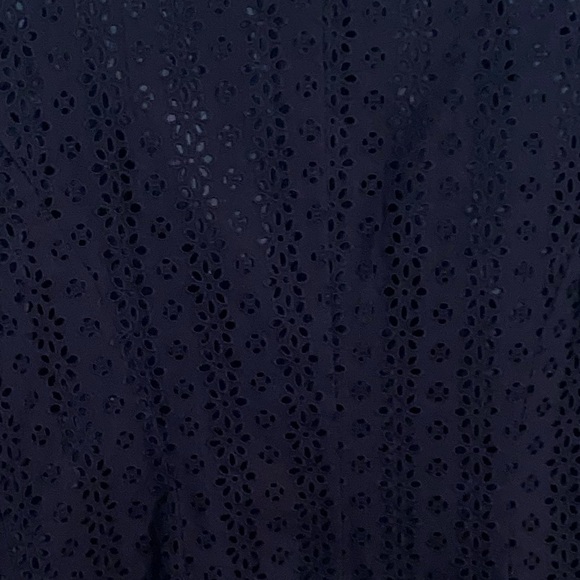 Oscar de la Renta black eyelet blazer - Picture 3 of 5